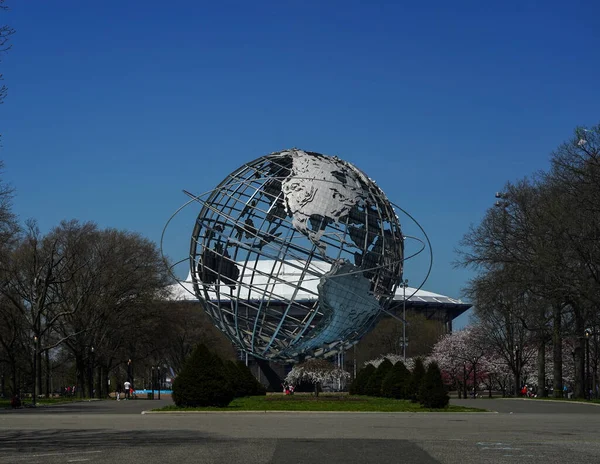 Flushing New York Kwietnia 2021 1964 Nowojorskie Targi Unisphere Parku — Zdjęcie stockowe