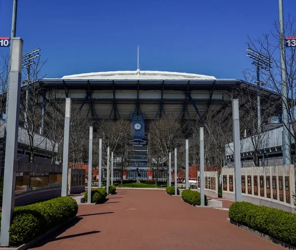 Flushing Nueva York Abril 2021 Estadio Arthur Ashe Billie Jean —  Fotos de Stock