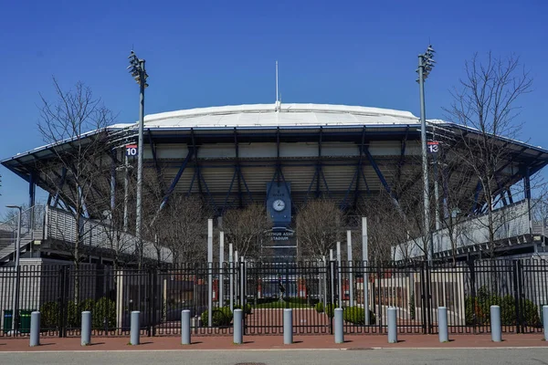 Flushing New York 2021年4月8日 Arthur Ashe Stadium Billie Jean King — 图库照片