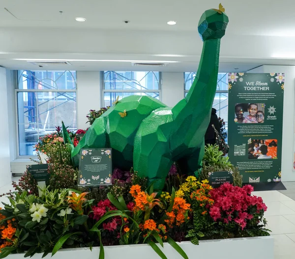 New York Mei 2021 Bloemendecoratie Tijdens Beroemde Macy Annual Flower — Stockfoto