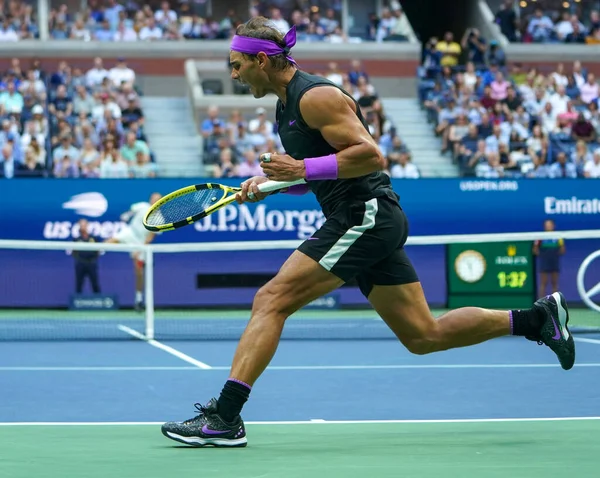 New York September 2019 Open Champion Rafael Nadal Aus Spanien — Stockfoto