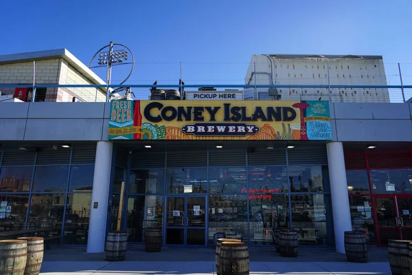 Brooklyn Nueva York Marzo 2021 Cervecería Coney Island Sección Coney —  Fotos de Stock