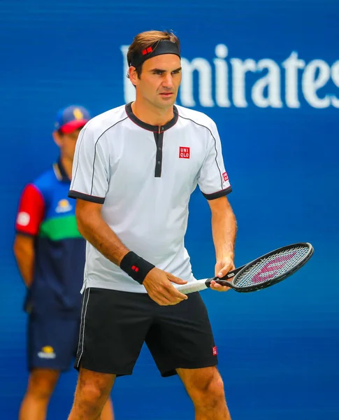 New York September 2019 Der Malige Grand Slam Champion Roger — Stockfoto