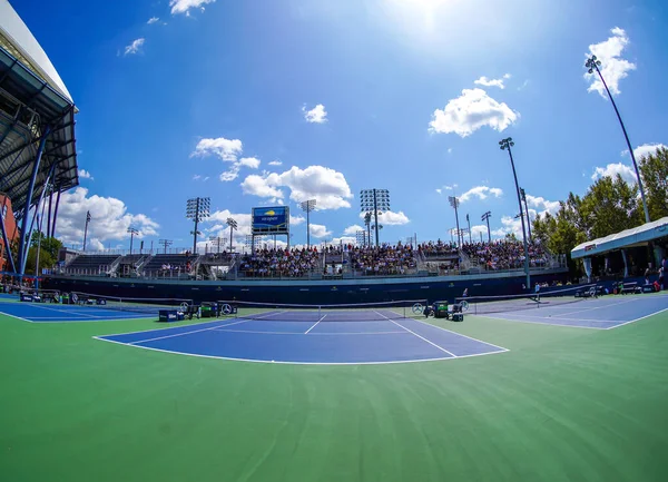 New York Wrzesień 2019 Praktyka Sądów Billie Jean King National — Zdjęcie stockowe