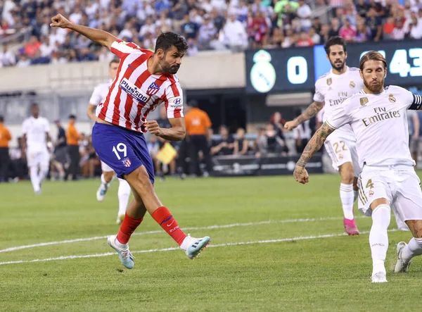 East Rutherford July 2019 Diego Costa Atletico Madrid Scores Goal — Stock Photo, Image