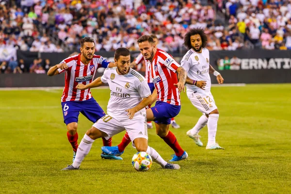 East Rutherford Juli 2019 Eden Hazard Real Madrid Actie Tijdens — Stockfoto