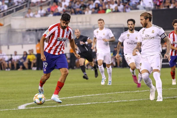 East Rutherford July 2019 Diego Costa Atletico Madrid Scores Goal — Stock Photo, Image