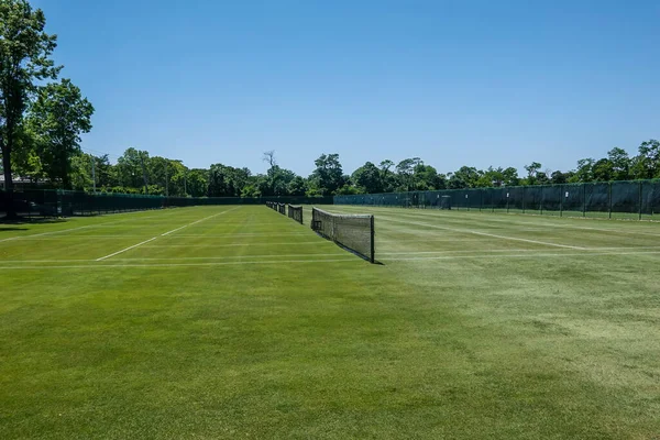 Der Rasen Tennisplatz — Stockfoto