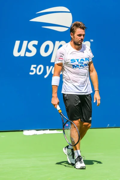 New York Ağustos 2018 Sviçre Grand Slam Şampiyonu Stanislas Wawrinka — Stok fotoğraf