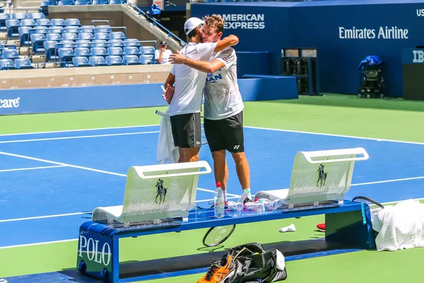 New York 2018 Grand Slam Champions Novak Djokovic Srbska Stanislas — Stock fotografie