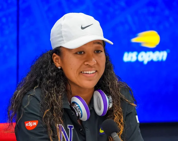 New York Septembre 2019 Naomi Osaka Championne Grand Chelem Japon — Photo