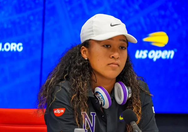 New York Září 2019 Japonská Grand Slam Champion Naomi Osaka — Stock fotografie