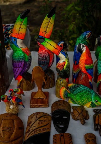 Souvenirs Locales Exhibición Romana República Dominicana — Foto de Stock