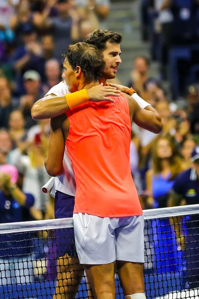 New York 2018 Násobný Grand Slam Šampion Rafael Nadal Španělska — Stock fotografie