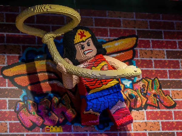 Nova Cidade Iorque Julho 2021 Lego Marvel Modelo Super Heroe — Fotografia de Stock