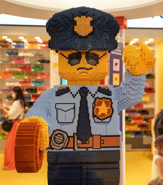 Nova Cidade Iorque Julho 2021 Modelo Lego Loja Emblemática Lego — Fotografia de Stock