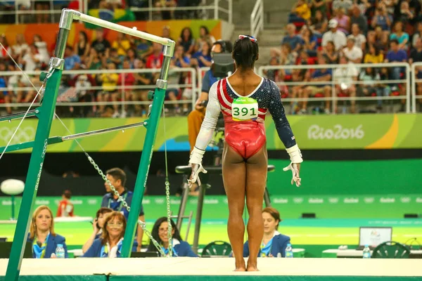 Rio Janeiro Brasilien Augusti 2016 Olympisk Mästare Simone Biles Usa — Stockfoto