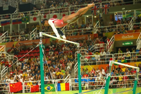 Rio Janeiro Brazylia Sierpnia 2016 Mistrz Olimpijski Simone Biles Stanach — Zdjęcie stockowe