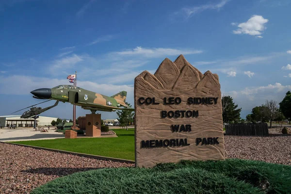 Penrose Colorado August 2021 Colonel Leo Sidney Boston War Memorial — Stock Photo, Image