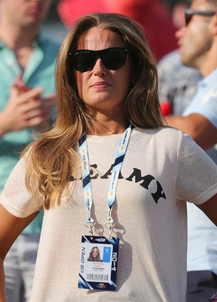 Kim Sears, namorada de Andy Murray, no US Open 2014 — Fotografia de Stock