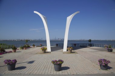 Postcards 9 11 memorial in Staten Island clipart