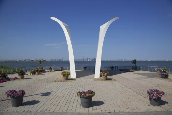 Postcards 9 11 memorial in Staten Island — Stock Photo, Image