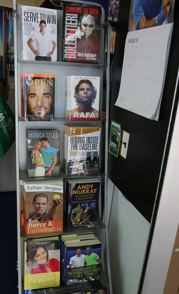 网球书比莉 • 琼展出王网球中心在我们开放期间 2014 — 图库照片