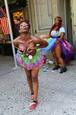 new York'ta LGBT gurur geçit katılımcılar