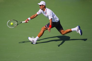 Altı kez Grand Slam şampiyonu Novak Djokovic sırasında yarı final maç bize açık 2014