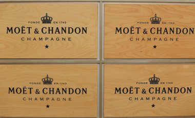 Moet chandon şampanya Ulusal Tenis merkezi sırasında bize sunulan 2014 açıp