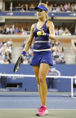 Profesyonel tenis oyuncusu Eugenie Bouchard sırasında üçüncü yuvarlak Mart burada bize açık 2014