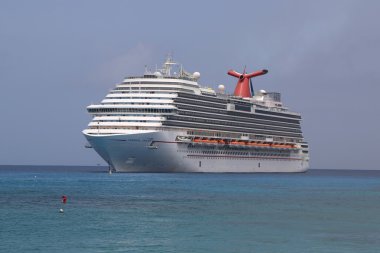 Carnival dream cruise gemi çapa, bağlantı noktası, george town, grand cayman