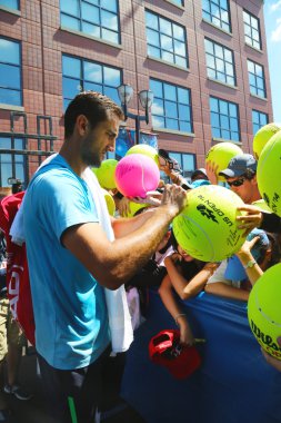 Profesyonel tenis oyuncusu Marin Cilic imza uygulama bize açık 2014 için sonra