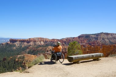 RIM, Utah Bryce Canyon Milli Parkı, kimliği belirsiz özürlü ziyaretçi