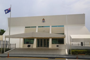 Cayman Islands Legislative Assembly Building at Grand Cayman clipart