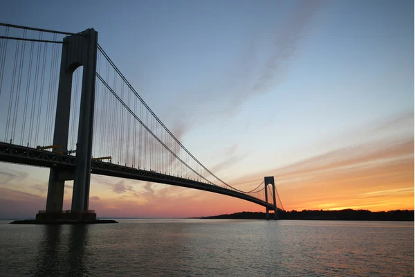 ニューヨークで verrazano 橋 — ストック写真