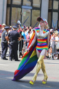 LGBT gurur geçit katılımcı new york City