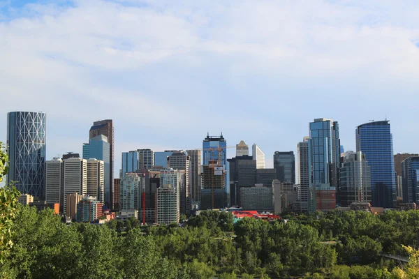 Skyline panorama in Calgary, Alberta — Stock Photo, Image