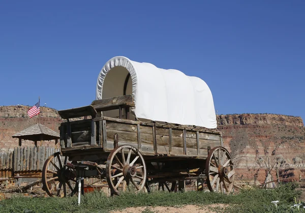 Westerse wagen — Stockfoto