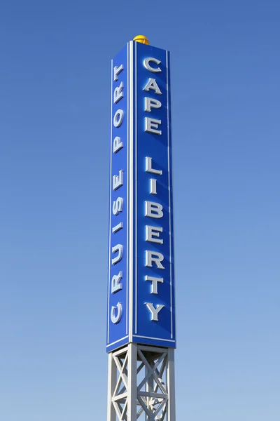 Cape Liberty Cruise Port işareti — Stok fotoğraf