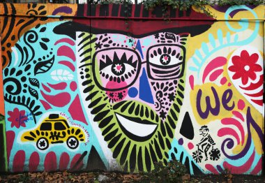 Houston Avenue Soho'daki duvar sanat