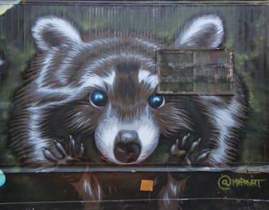 Houston Avenue Soho'daki duvar sanat