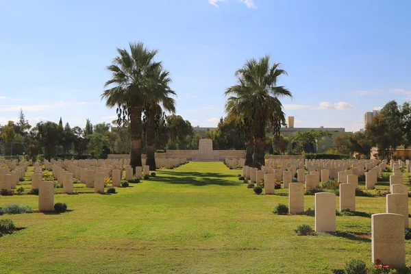 Beer Sheba Cementerio de la Primera Guerra Mundial — Foto de Stock
