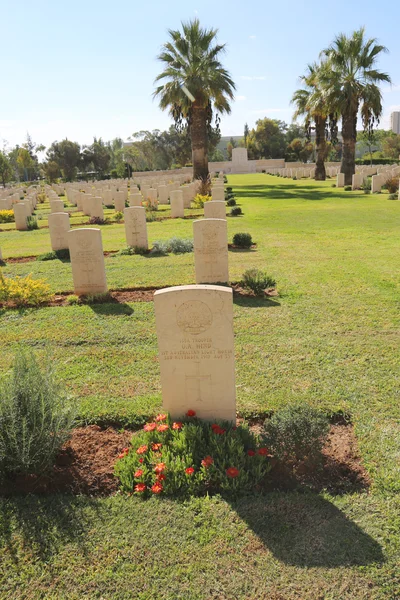 Военное кладбище Беэр-Шебы — стоковое фото