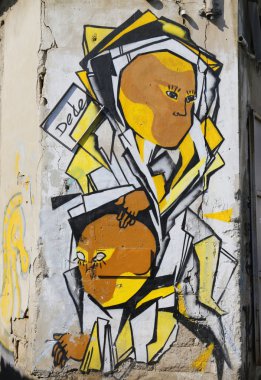 Florentin mahalle Tel Aviv'ın Güney duvar sanat