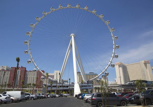 Las Vegas più nuova attrazione The High Roller Ferris Wheel — Foto Stock