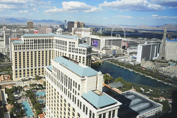 Las Vegas Strip havadan görünümü — Stok fotoğraf