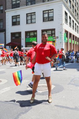 Delta hava yolları Lgbt gurur geçit katılımcılar New York City