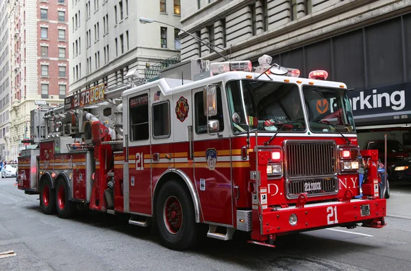 FDNY Ladder Company 21 no centro de Manhattan — Fotografia de Stock