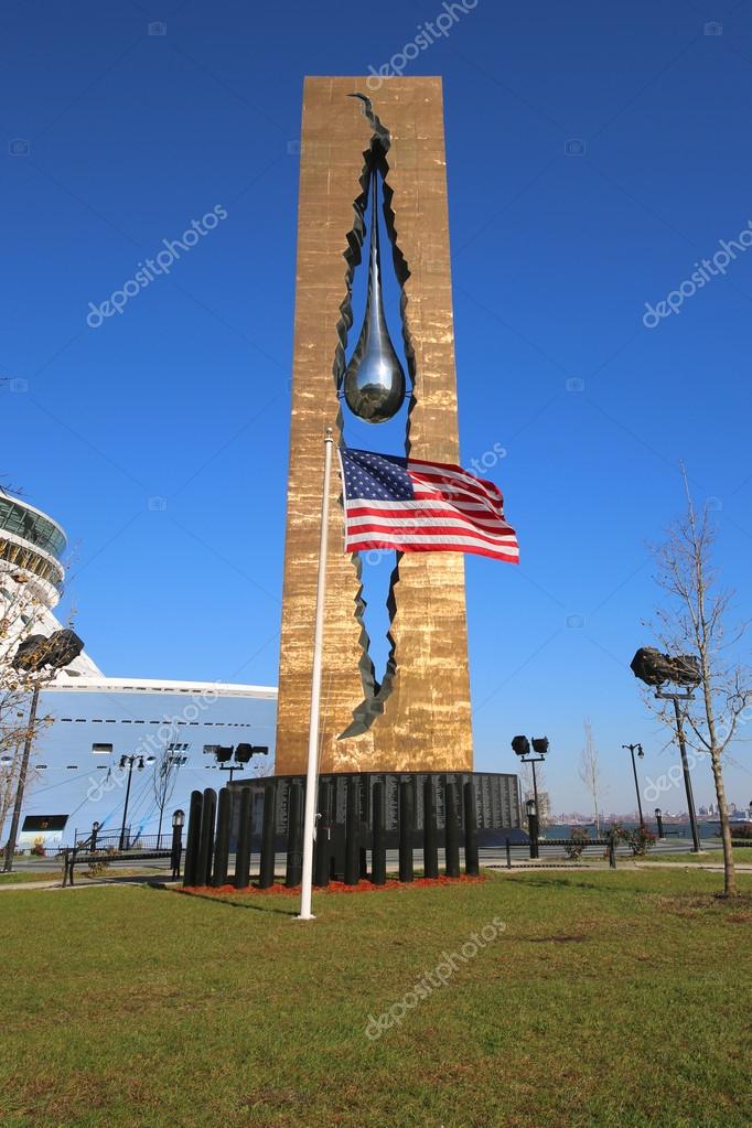 bandeira americana na frente